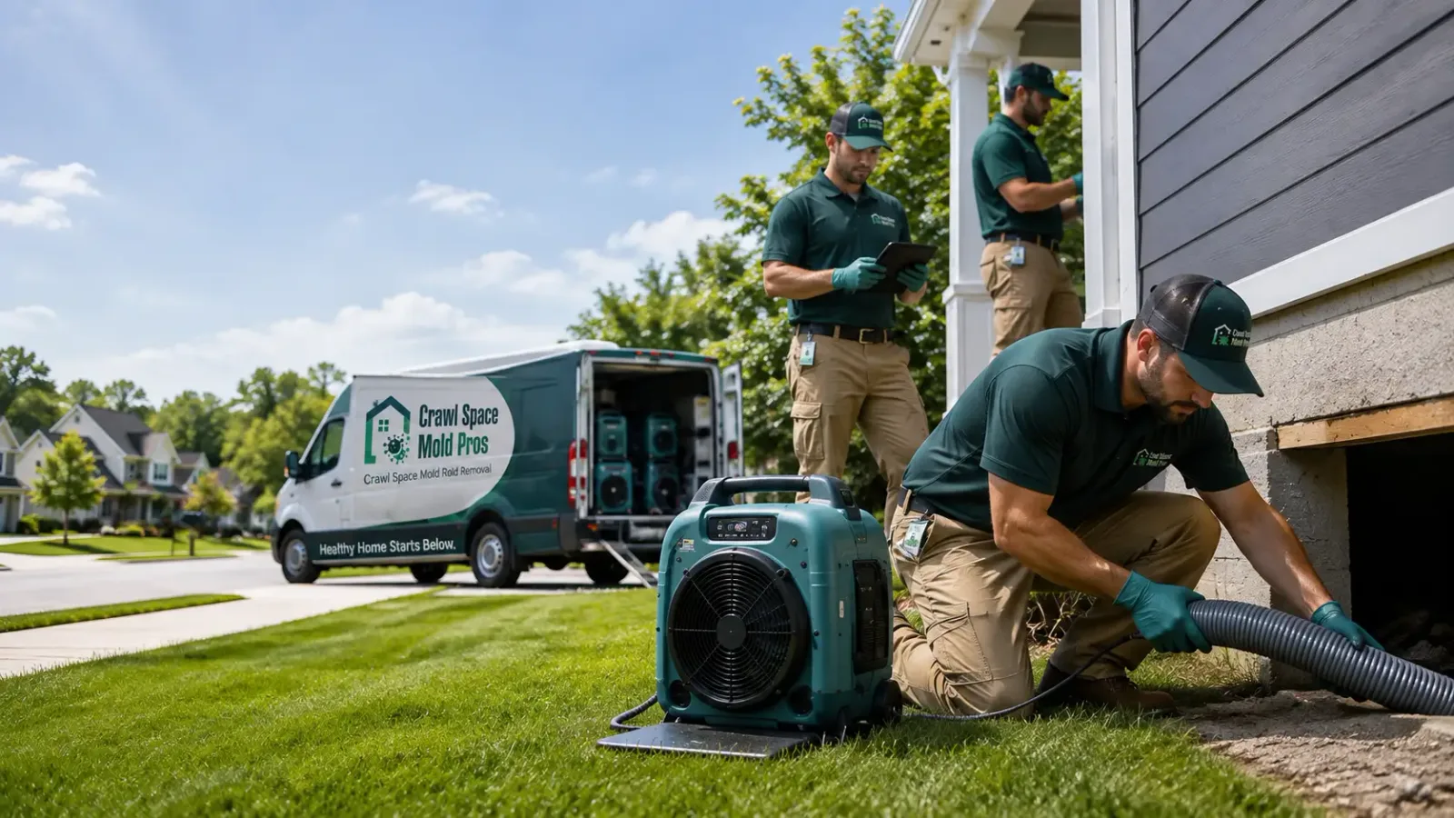 Crawl Space Mold Removal in Haviland, KS
